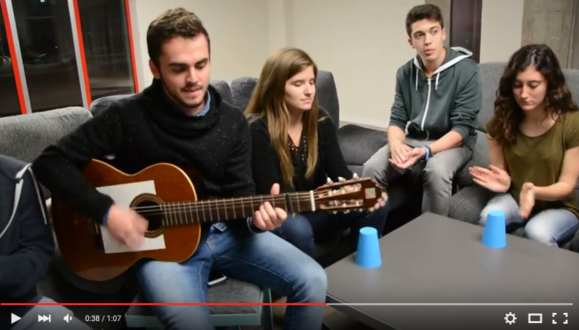 Les étudiants de la résidence à Gandia souhaitent un joyeux Noël